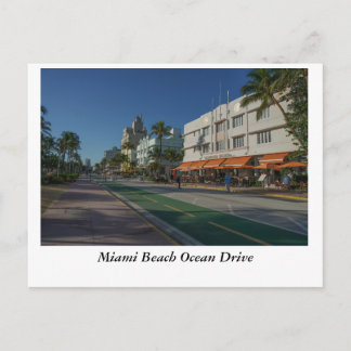 Cartão Postal Miami Beach Ocean Drive