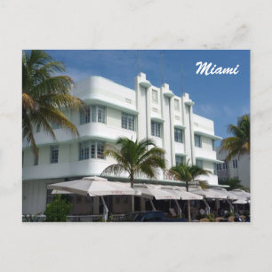 Cartão Postal miami branco