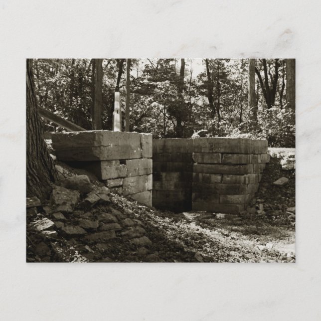 Cartão Postal MIAMI-ERIE CANAL LOCK NO. Cartão-postal 70 (Frente)