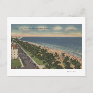 Cartão Postal Miami, FL - Ocean Drive e Lummus Park