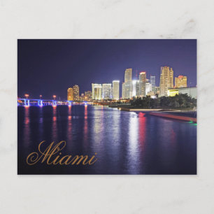 Cartão Postal Miami, Flórida, Cidade do Progresso