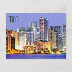 Cartão Postal Miami, Flórida, EUA
