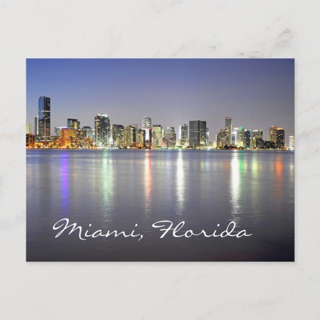 Cartão Postal Miami, Flórida, EUA (Frente)