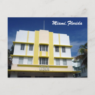 Cartão Postal miami leslie