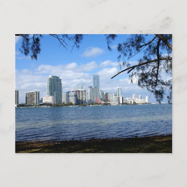 Cartão Postal Miami Skyline (Frente)