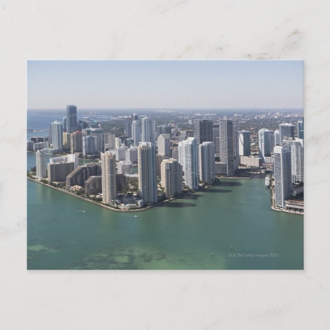Cartão Postal Miami Skyline 2 (Frente)