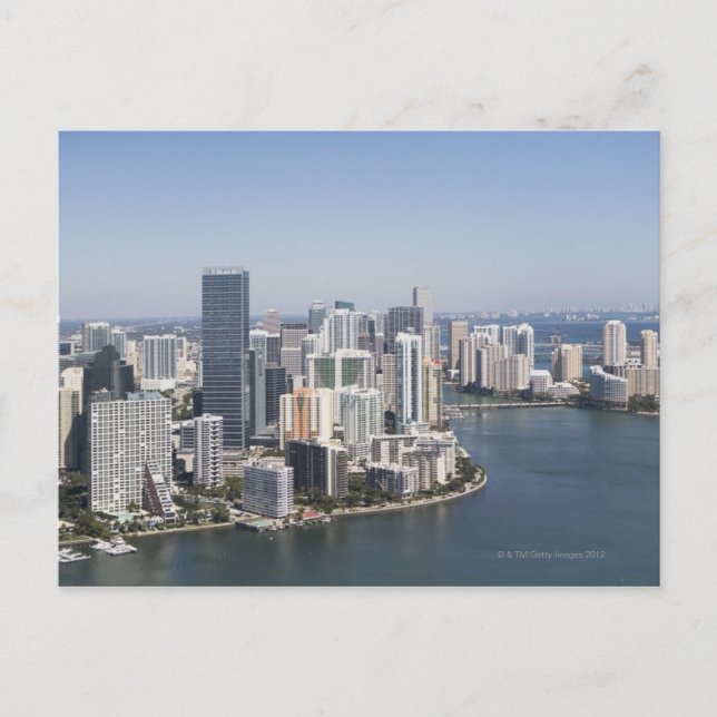 Cartão Postal Miami Skyline 3 (Frente)