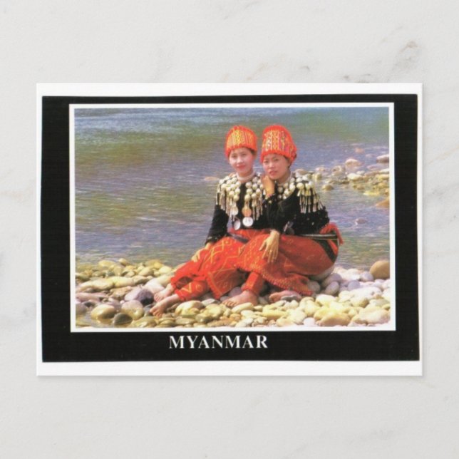 Cartão Postal Mianmar (Frente)