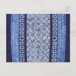 Cartão Postal Miao Indigo Tie-Dye #5