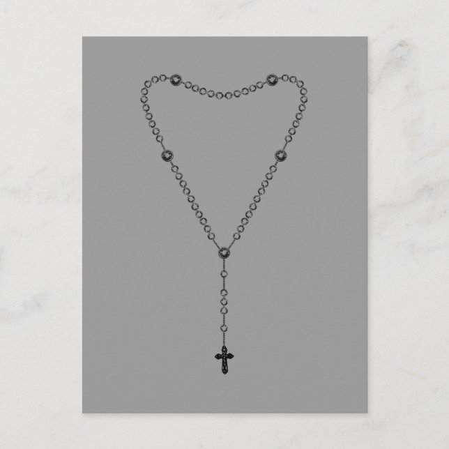 Cartão Postal Miçangas Rosary (Frente)