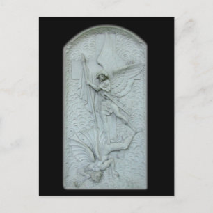 Cartão Postal Michael e Lucifer ~ postcard