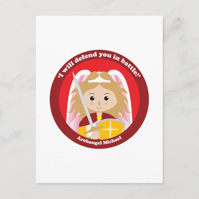 Cartão Postal Michael, o Arcanjo (Frente)