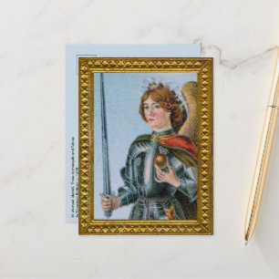Cartão Postal Michael, o Arcanjo (pormenores: M 017)