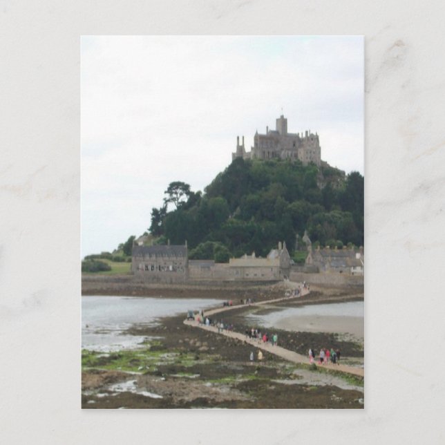 Cartão Postal MICHAELS MOUNT CORNWALL DA rua (Frente)
