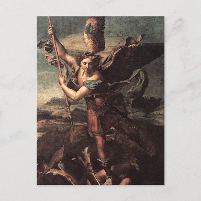 Cartão Postal Micheal da rua e o Diabo (Frente)