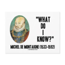 Michel de Montaigne O Que Eu Sei? Citação