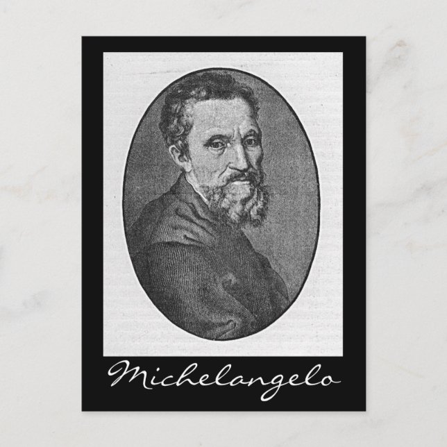 Cartão Postal Michelangelo (Frente)
