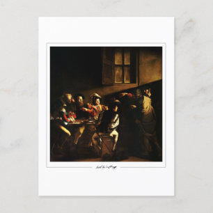 Cartão Postal Michelangelo Merisi da Caravaggio #21 - Belas Arte