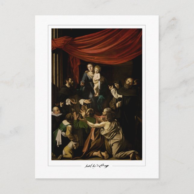 Cartão Postal Michelangelo Merisi da Caravaggio #2 - Belas Artes (Frente)