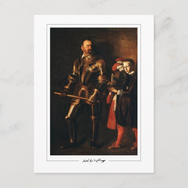 Cartão Postal Michelangelo Merisi da Caravaggio #30 - Belas Arte (Frente)