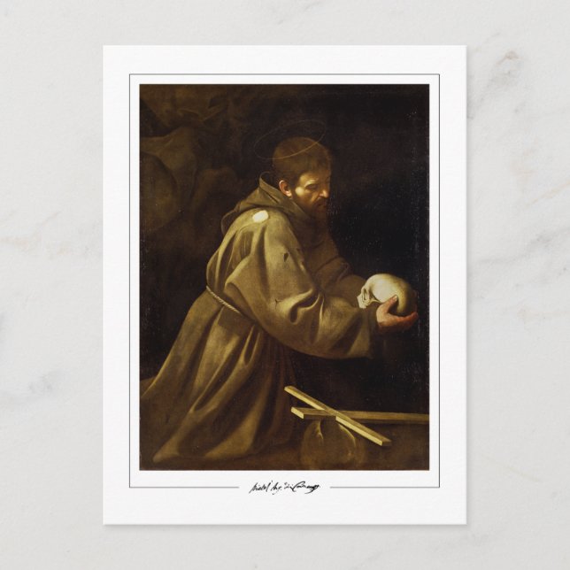 Cartão Postal Michelangelo Merisi da Caravaggio #35 - Belas Arte (Frente)