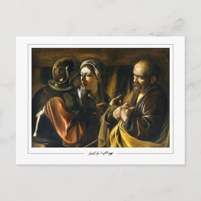Cartão Postal Michelangelo Merisi da Caravaggio #59 - Belas Arte (Frente)