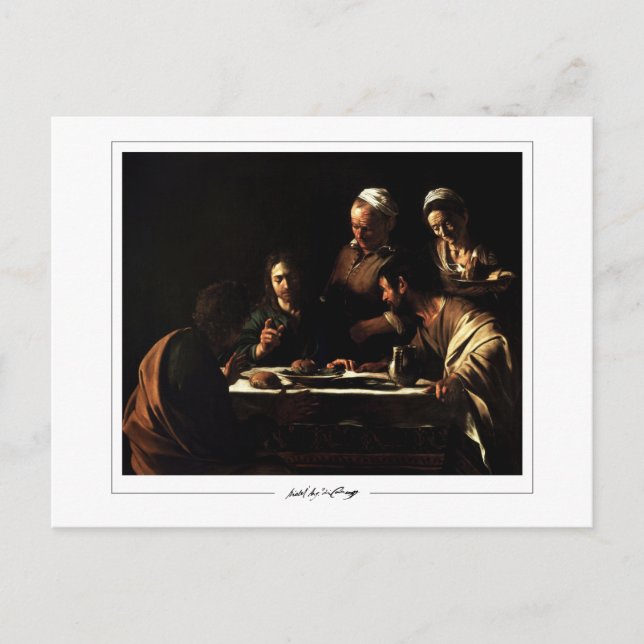 Cartão Postal Michelangelo Merisi da Caravaggio #66 - Belas Arte (Frente)