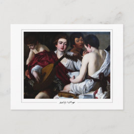 Cartão Postal Michelangelo Merisi da Caravaggio #85 - Arte Refin