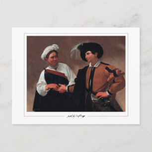 Cartão Postal Michelangelo Merisi da Caravaggio #8 - Belas Artes