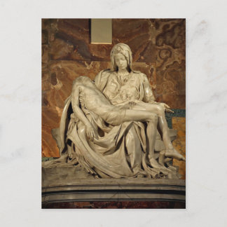 Cartão Postal Michelangelo - Pieta