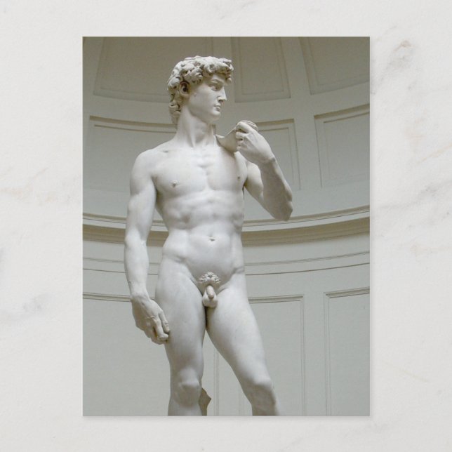 Cartão Postal Michelangelo Renaissance Art (Frente)