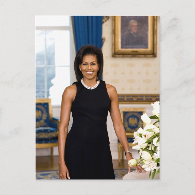 Cartão Postal Michelle Obama Postcard (Frente)