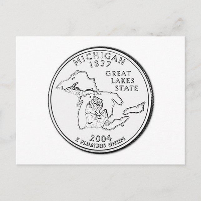 Cartão Postal Michigan (Frente)