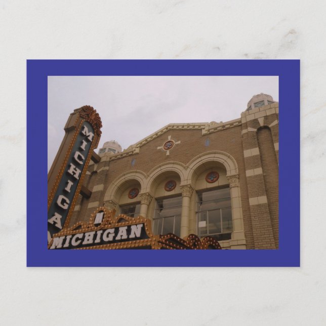 Cartão Postal MIchigan (Frente)