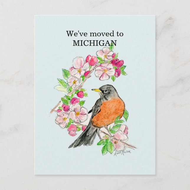 Cartão Postal Michigan (Frente)