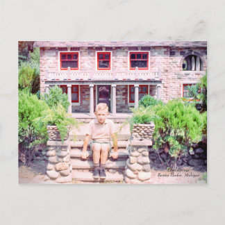 Cartão Postal Michigan Eden Primavera Stone House
