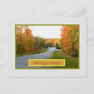 CARTÃO POSTAL "MICHIGAN MAGIC"/CORES DO OUTONO