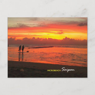 Cartão Postal Micro Beach, Saipan Postcard