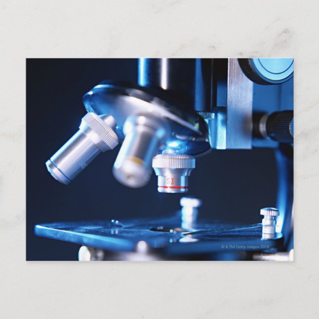 Cartão Postal Microscópio óptico 3 (Frente)