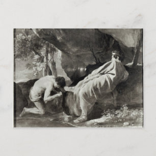 Cartão Postal Midas na fonte do Rio Pactolo