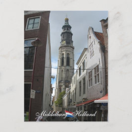 Cartão postal Middelburg Lange Jan Holland