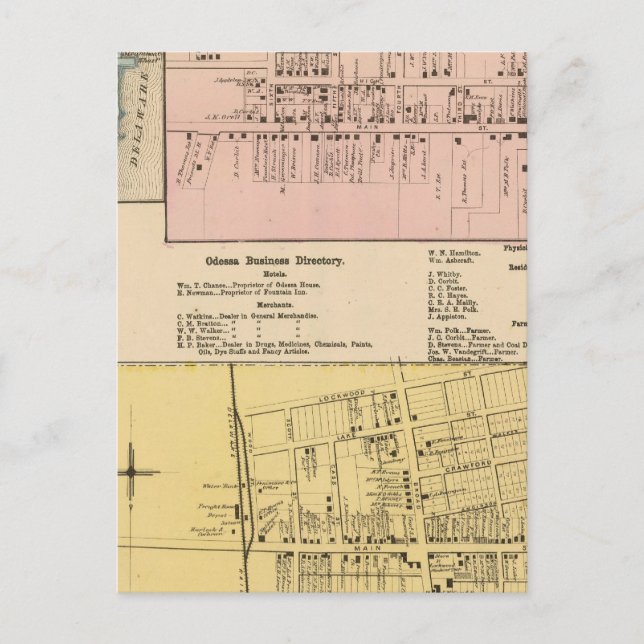 Cartão Postal Middletown (Frente)