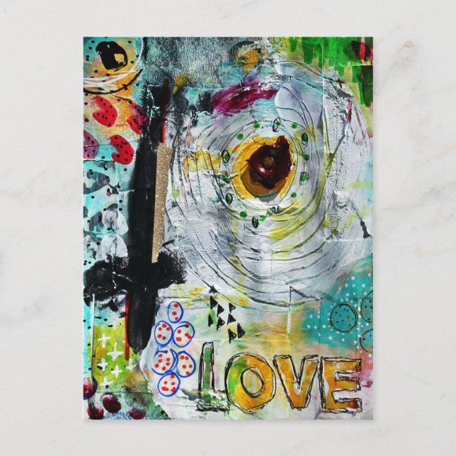 Cartão Postal Mídia mista (Frente)