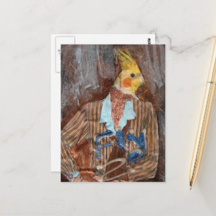 Cartão Postal Mídia Mista Fly Bird