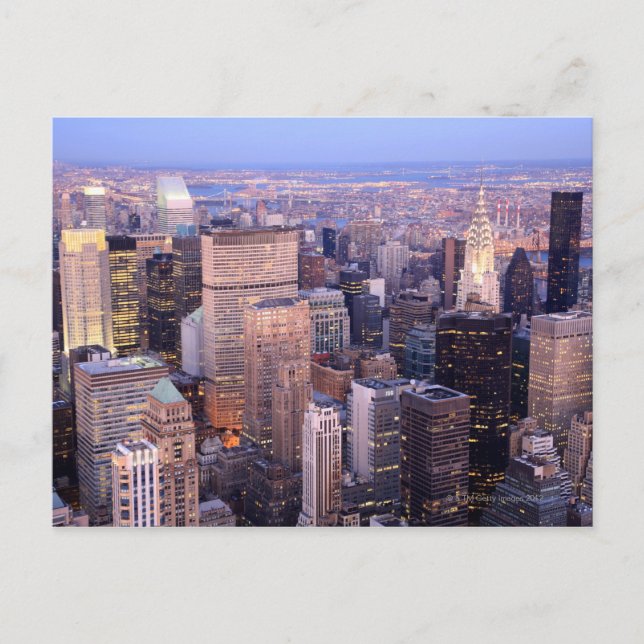 Cartão Postal Midtown e zona leste superior (Frente)