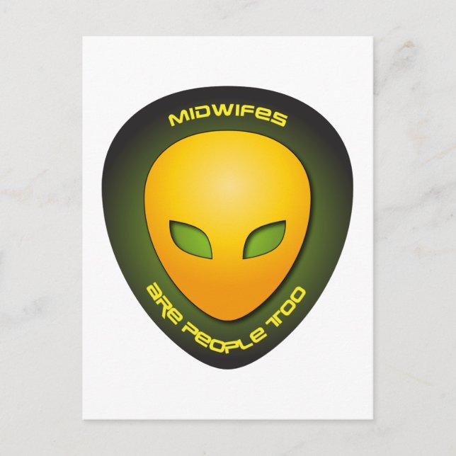 Cartão Postal Midwifes Também São Pessoas (Frente)