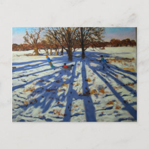 Cartão Postal MidWinter Calke Abbey Derbyshire