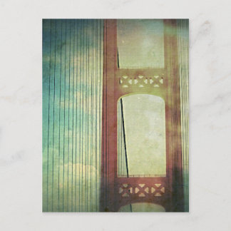 Cartão Postal Mighty Mackinac Bridge Michigan