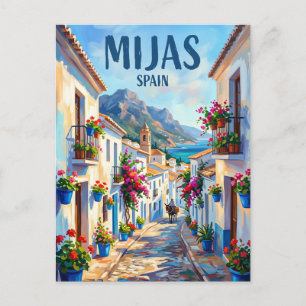 Cartão Postal Mijas Espanha