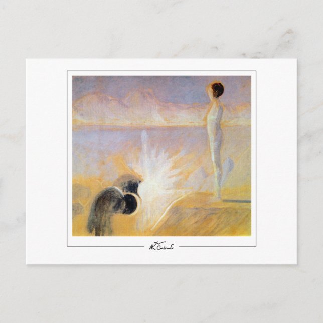 Cartão Postal Mikalojus Konstantinas Ciurlionis #163 - Fine A... (Frente)